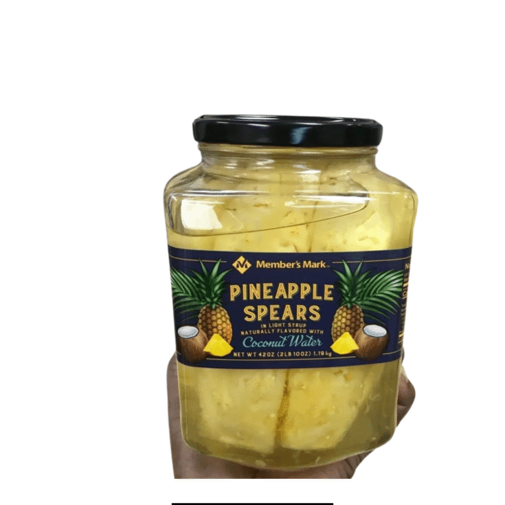 Pineapple Spears in Coconut Water Recipe