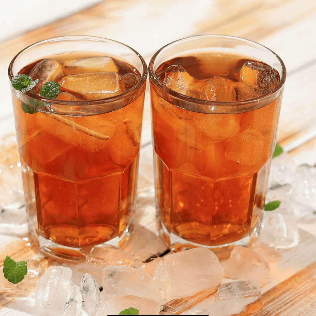 Homemade Sutter Home Sweet Tea Wine Cocktail