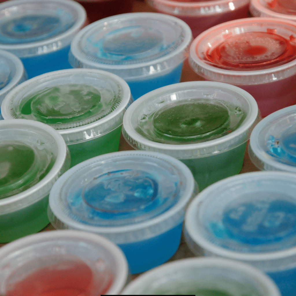 Jello Shots with Vodka