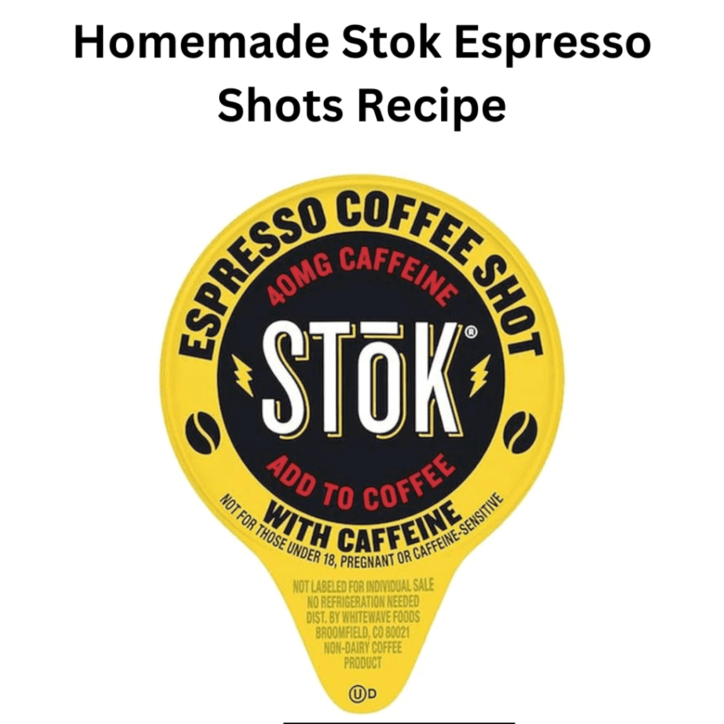 Homemade Stok Espresso Shots