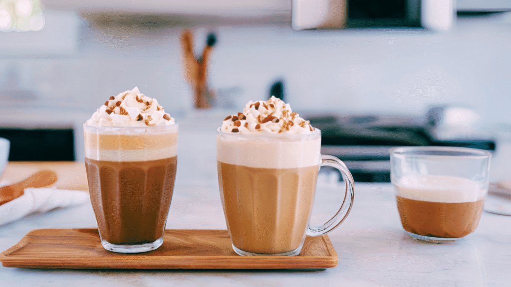 Image of our homemade copycat dunkalatte recipe for breakfast
